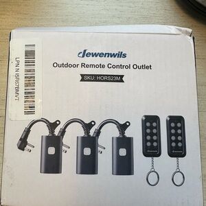 🆕Dewenwils Outdoor Remote Control Outlet Set
